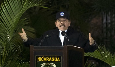 daniel ortega acto militar