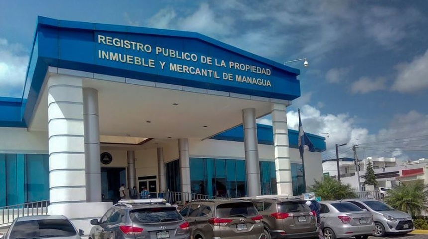 entrada registro publico managua