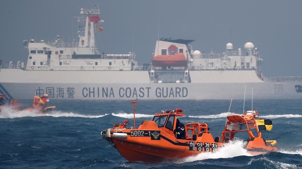 Fuerzas navales y aéreas de China y Rusia.