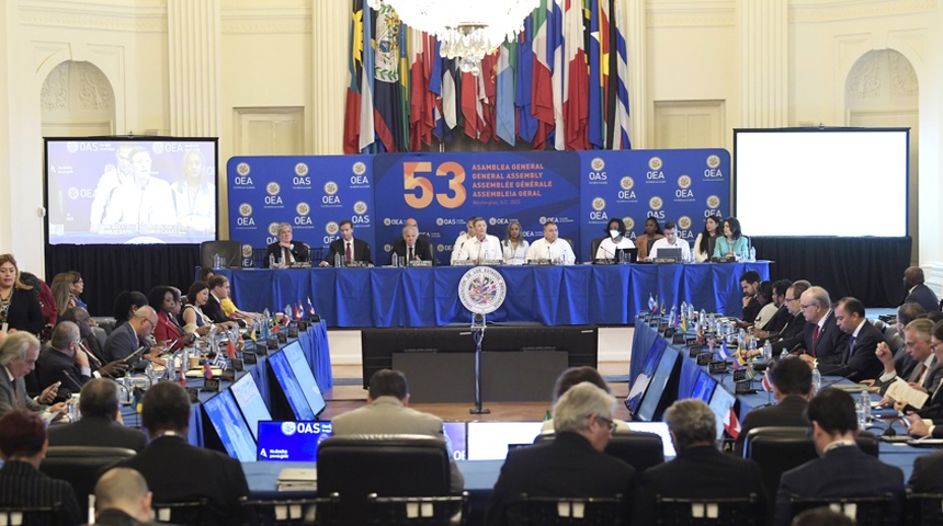 paraguay delgaciones paises asamblea oea