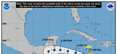 belice tormenta tropical lisa