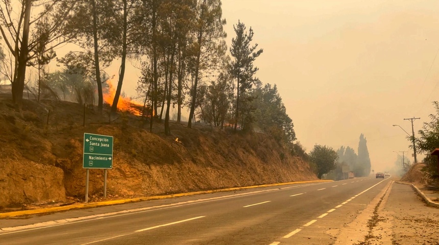 chile afectado por incendios y sequia