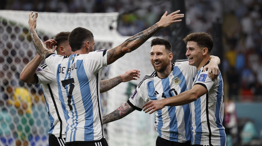 argentina gana octavo final australia mundial catar