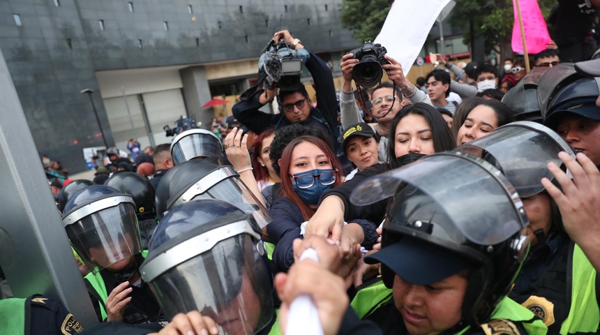 manifestaciones mexico militarizacion metro