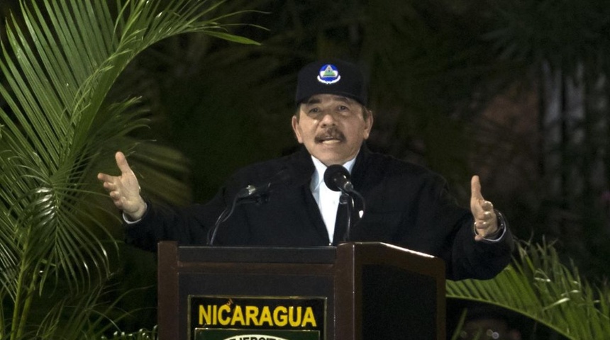 daniel ortega acto militar