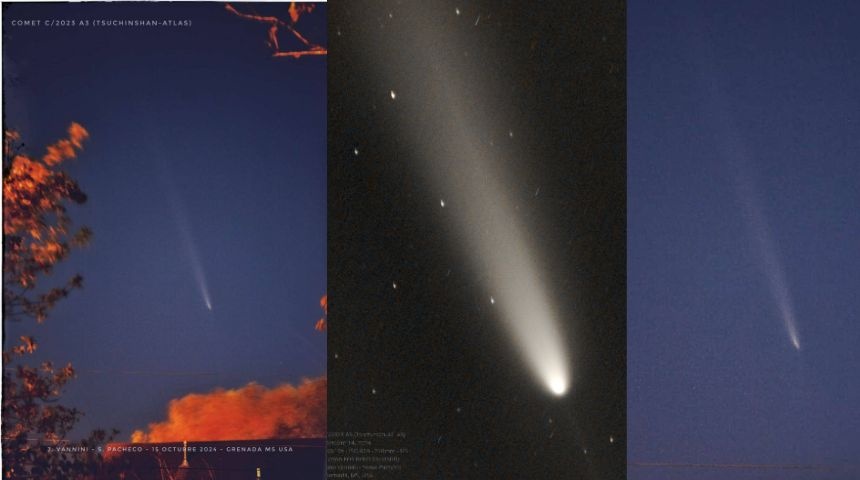 cometa c2023 a3 tsuchinshan atlas