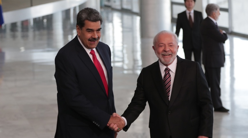 lula nicolas maduro visita brasil