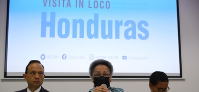 cidh visita honduras