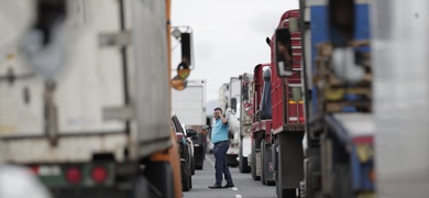 protestas panama crisis camiones