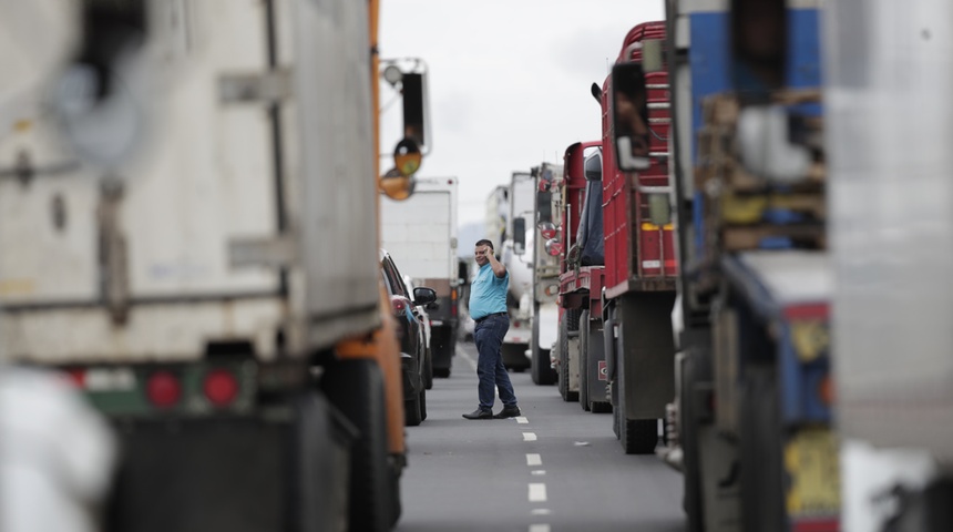 protestas panama crisis camiones