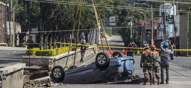 guatemala hundimiento calle