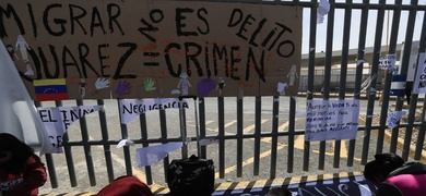 velas migrantes muertos mexico efe