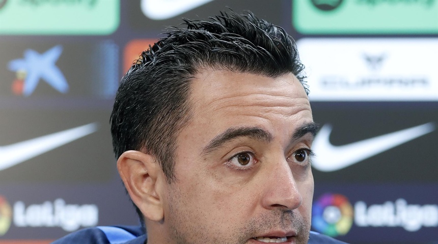 xavi hernandez entrenador barcelona espana