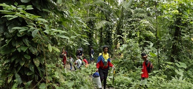 migrantes en la selva darien panama