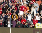 Manchester United celebra gol