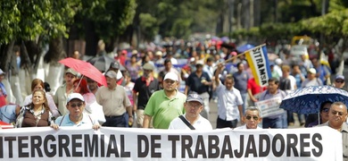 maestros el salvador convocan protestas aumento salarial