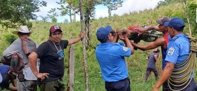 fuertes corrientes arrastran menores chontales