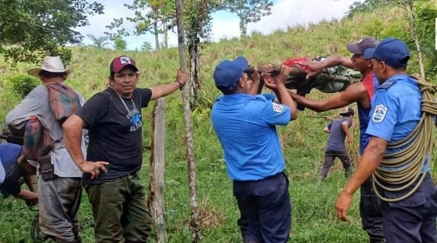 fuertes corrientes arrastran menores chontales