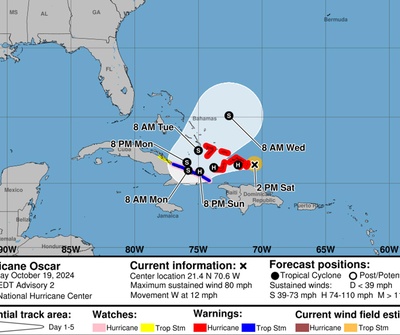 La tormenta Oscar se convierte en un huracán de categoría 1 en el Atlántico