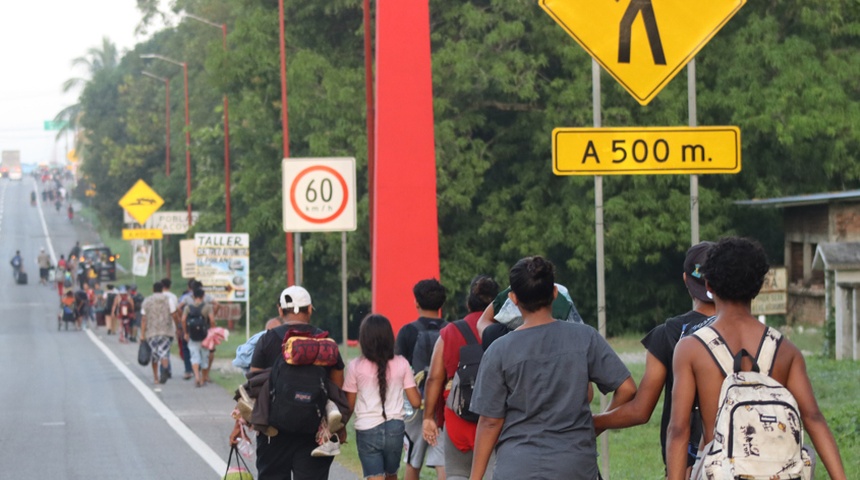 caravana migrantes desintegrada sur mexico