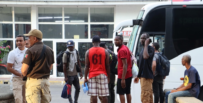 migrantes venezolanos tapachula mexico