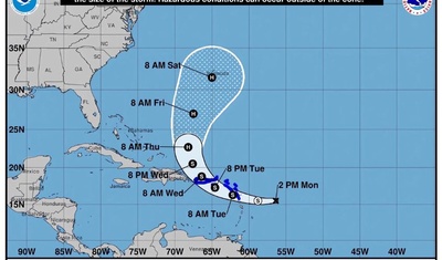 aviso oleaje puerto rico tormenta tropical ernesto