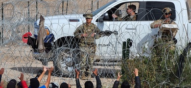 migrantes permanecen linea divisoria mexico eeuu