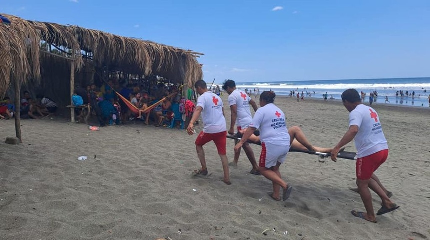 atencion cruz roja playas nicaragua