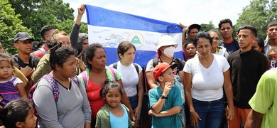 caravana migrante centroamericanos