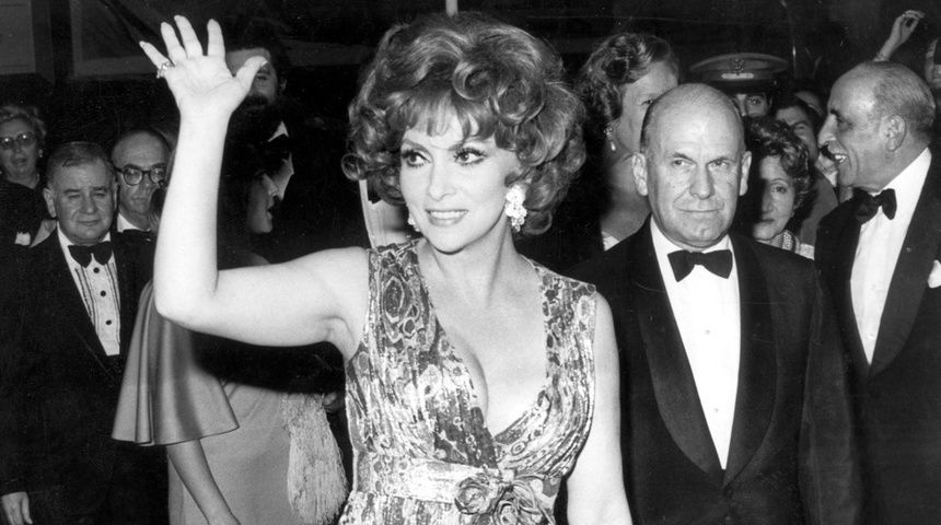 actriz Gina Lollobrigida