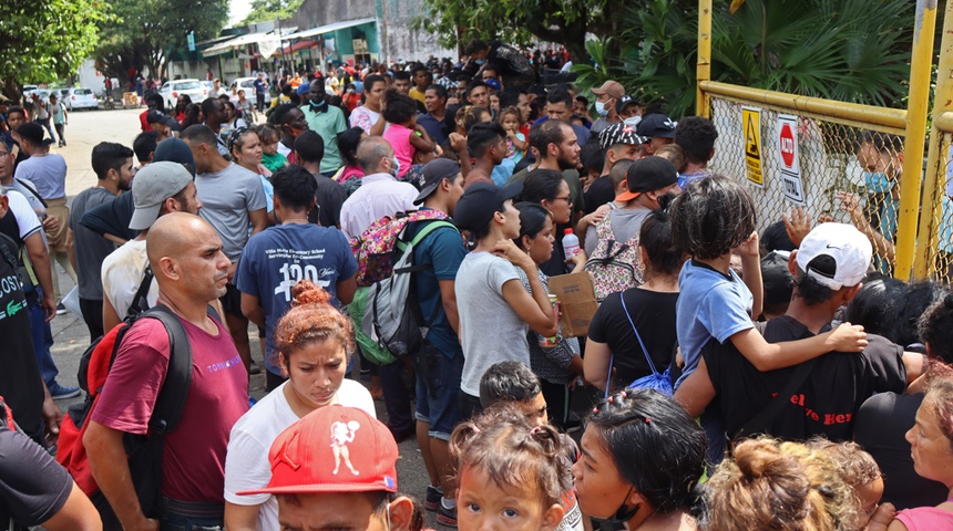 migrantes venezolanos en mexico