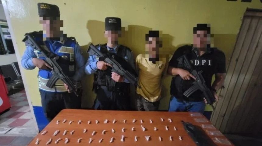 arresto ciudadano nicaragüense cocaína policía honduras