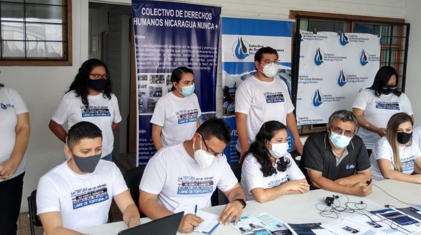 colectivo de derechos humanos nicaragua nunca mas efe