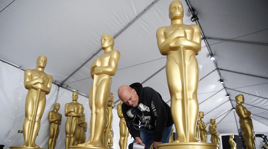 preparativos premios oscar hollywood