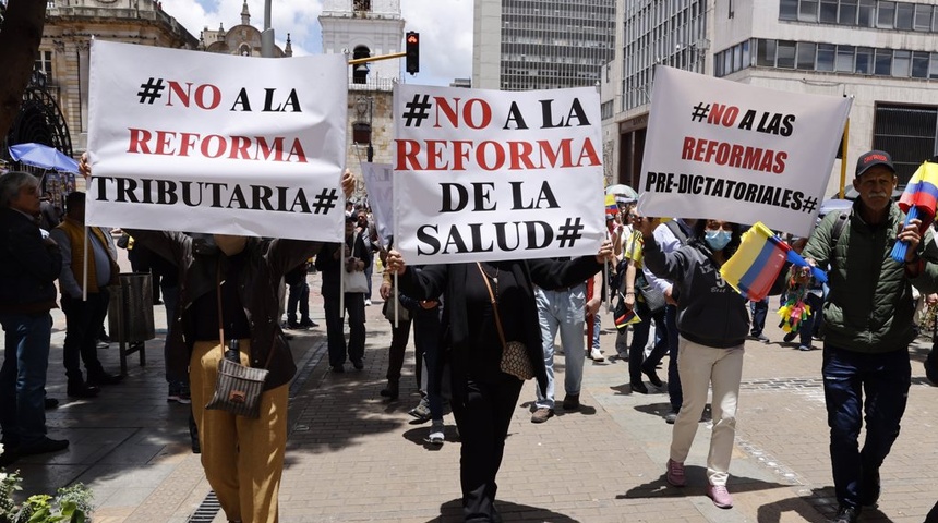 protestas en colombia