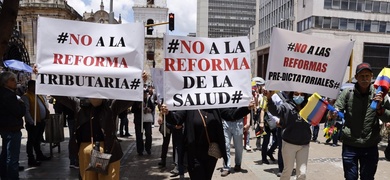 protestas en colombia