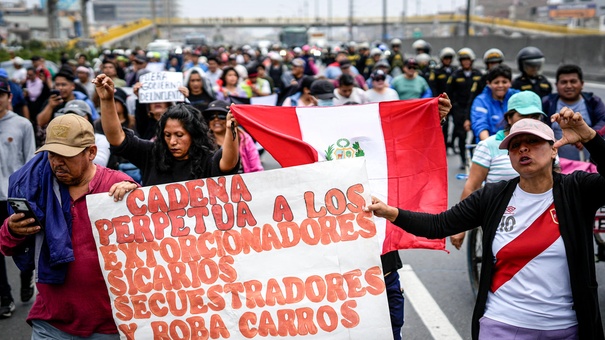 protestas lima inseguridad