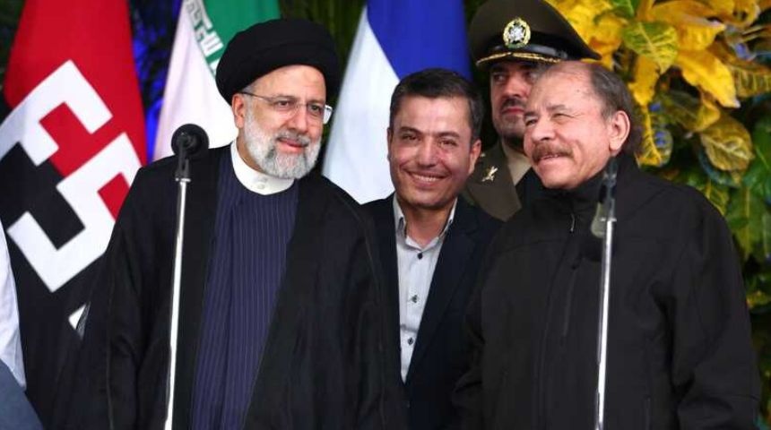 daniel ortega visita nicaragua ebrahim raisi