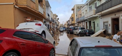 calles la alcudia inundaciones intensas lluvias españa