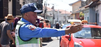 policía tránsito nacional nicaragua conductores multas