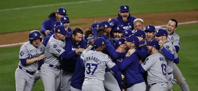 celebracion vandalizada dodgers los angeles