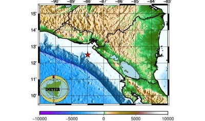 sismo chinandega. nicaragua