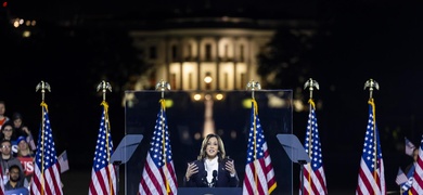 kamala harris campana electoral