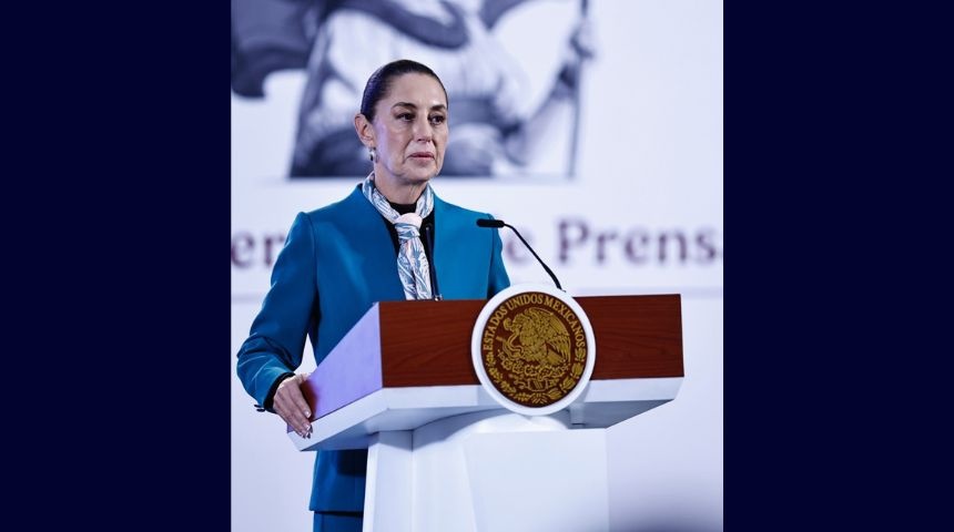 claudia sheinbaum rueda matutina prensa mexico