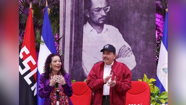 daniel ortega rosario murillo acto carlos fonseca