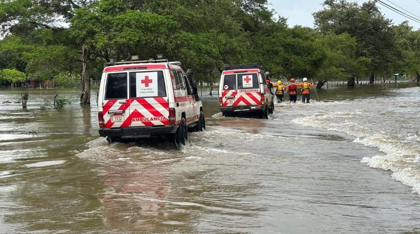 cruz roja costarricense inundaciones lluvias guanacaste