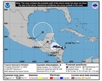 mapa trayectoria tormenta tropical sara