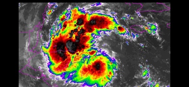 mapa trayectoria tormenta tropical sara