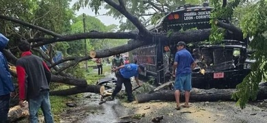 alerta amarilla lluvias tormenta sara nicaragua