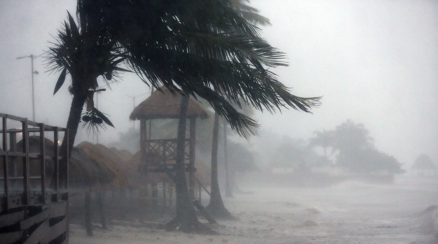 fuertes vientos lluvias mexico